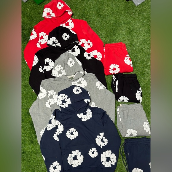 Denim tears sets hoodies / sweatpants - Picture 1 of 5